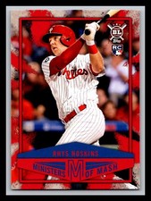 2018 Topps Big League Rhys Hoskins #MI-5 Ministers of Mash RC Phillies Rookie