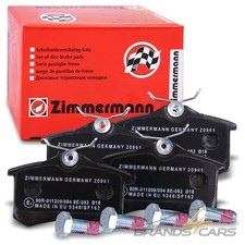 ZIMMERMANN BREMSBELÄGE HINTEN FÜR PEUGEOT 207 208 307 308 SEAT IBIZA 3 4 LEON 5F