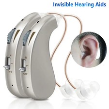 Behind the Ear Rechargeable Hearing Aids Noise Reduction Hearing Sound Amplifier