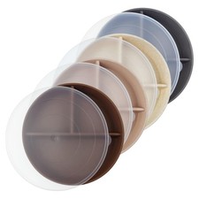 9 Inch 4PCS Portion Control Plates with Lids, Divided Plates for Kids Adults,