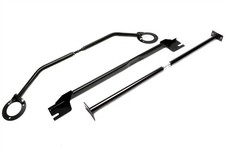 TA Technix Stahl Domstreben Kit, schwarz passend für VW Golf 5+6 1K, Scirocco