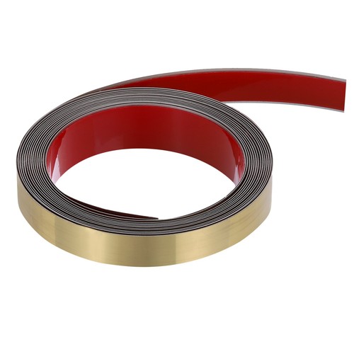 Wall Trim Moulding 16.4ft x 0.8in for Wall Home Corner Decoration, Mirror Gold - Picture 3 of 7