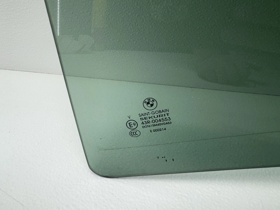 2007-2013 BMW X5 E70 REAR LEFT DRIVER DOOR WINDOW GLASS OEM Foto 3 de 3