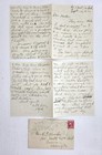1880s antique JUDGE A W NEWMAN family 12 LETTERS envelopes madison wi UNIVERSITY — photo 2