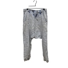 ONE by Met Tea Spoon Luxe Harem Denim Jogger Pants Acid Wash Women's
