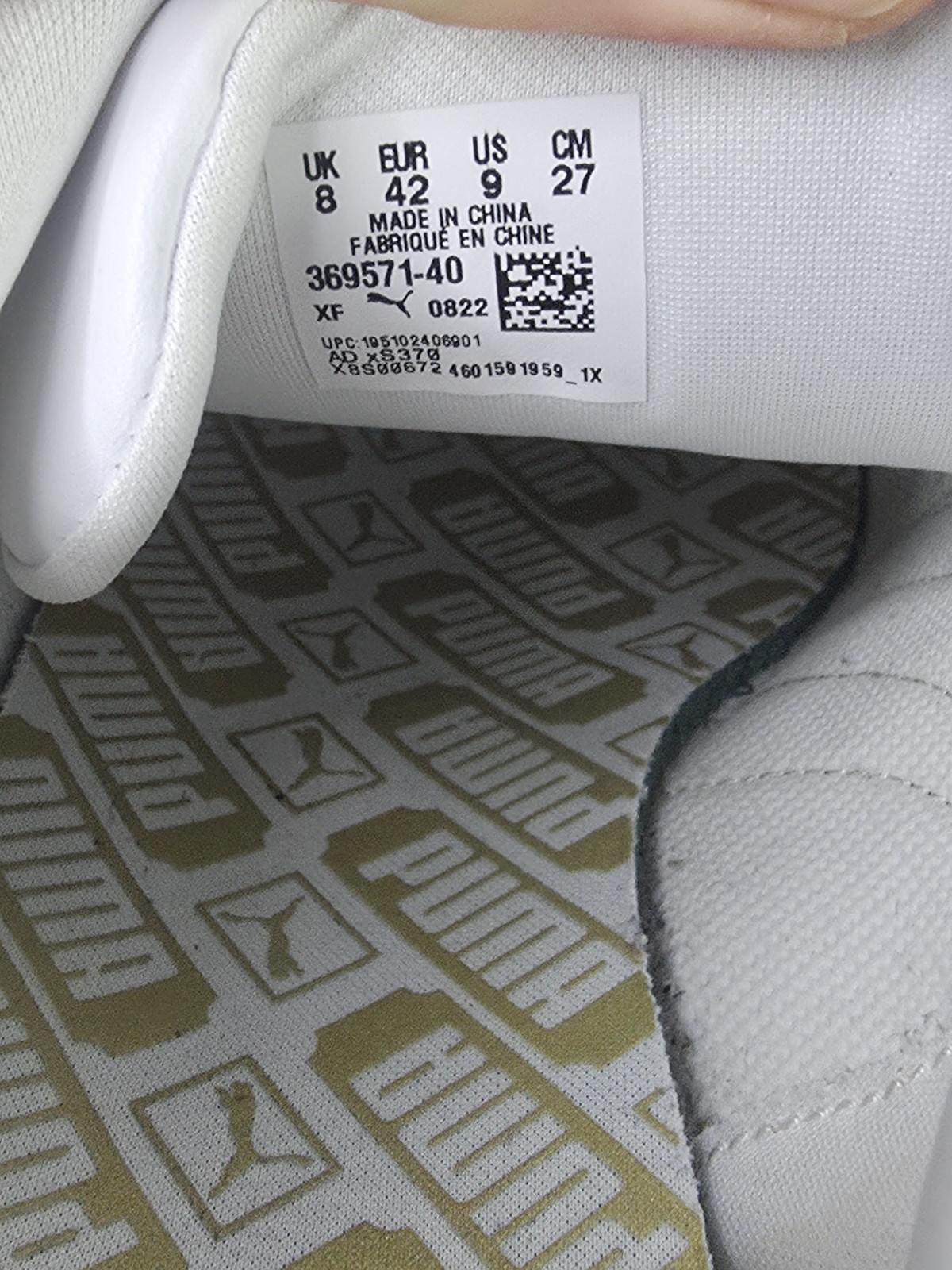 Size 9 - Puma Roma Basic Plus White Evening Sky M… - image 8