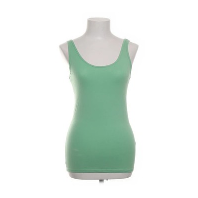Primark, Tank­top, Größe: XS, STRETCH VEST, Grün, Baumwolle/Elasthan #OO2