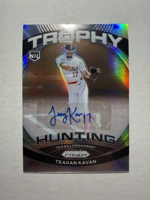 2025 Panini Texas NIL Teagan Kavan Trophy Hunting Silver Prizm Auto TH-8