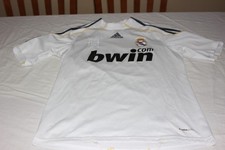 Official Real Madrid Vintage Jersey Brand Adidas Size S BWIN.COM