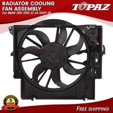 Radiator Cooling Fan Assembly 600W Fits BMW 135i 335i X1 Z4 2007-16 17427545366