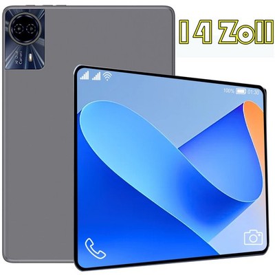 2025 Gaming Tablet 14Zoll 2.4K 24GB RAM+256GB ROM 8580mAh 16MP+8MP 5GWlFl 4G LTE