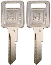 7 PCs. NEW GM Logo OEM IGNITION "J" Key Blank Uncut NOS