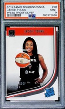 2019 Donruss WNBA Silver Press Proof #90 Jackie Young Las Vegas Aces PSA 9 Mint