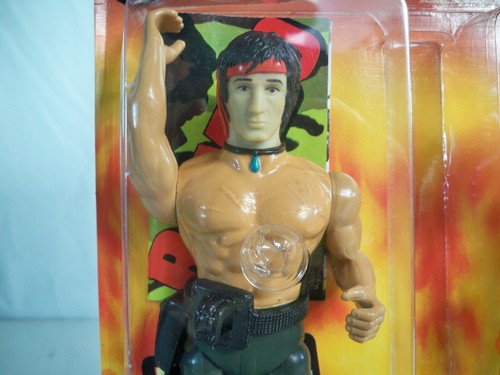 K25i94411 RAMBO MOC MINT ON SEALED CARD FIGURE VINTAGE 1985 COLECO ORIGINAL 2B - Picture 4 of 18