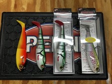 Spooltek 8” Fatty - Sebile Swim Bait - A Band Of Anglers -Lot Of 4