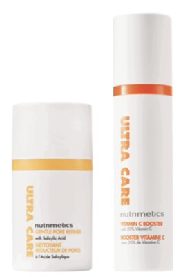 Gentle Pore Refiner Vitamin C Booster Gift bag Ultra Care Nutrimetics Skincare 