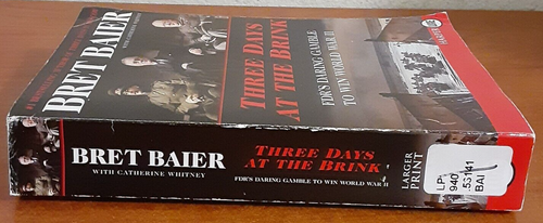 U.S. Military PB book LOT of 2 Three Days at the Brink The Heart and the Fist - Picture 5 of 20