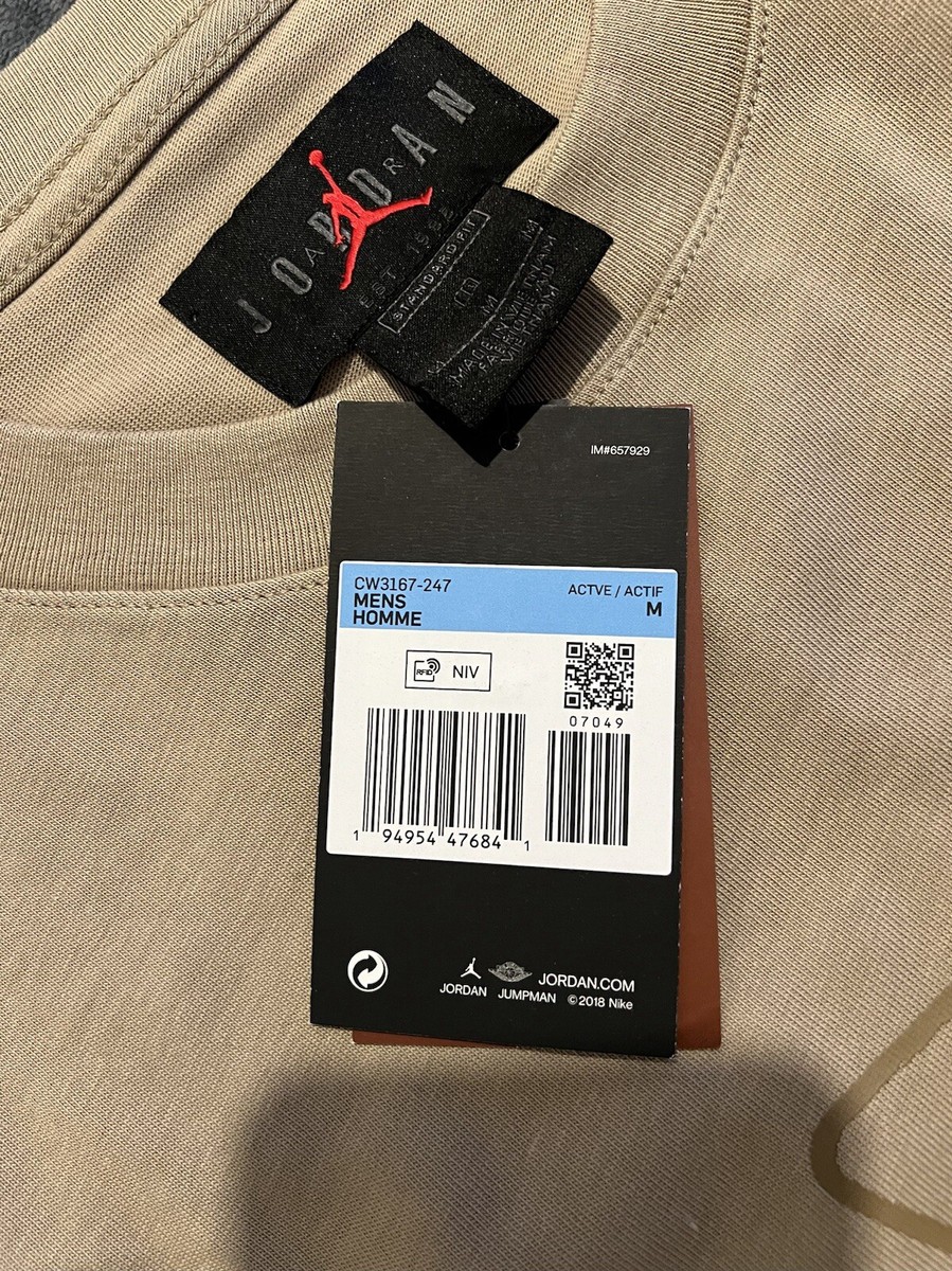 Air Jordan x Cactus Jack by Travis Scott T-Shirt (Dessert) (Medium