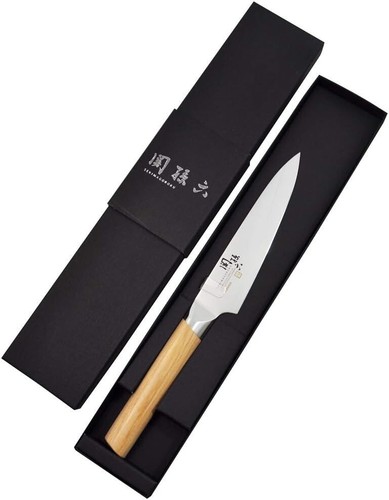 Japanese KAI SEKI MAGOROKU Kitchen Petty Utility Knife 120mm 5 in 3 Layers JAPAN - Bild 7 von 8