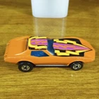 Hot Wheels Vintage Corvette Stingray Orange BW Blackwall Hong Kong 1980 Ribbons