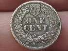 1864 L Indian Head Cent, With L, Pointed Bust- VG/Fine Details, Partial LIBERTY