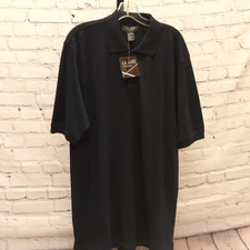 LA Gate Collection Polo Men's XL Solid NAVY Color NWT Polo shirt