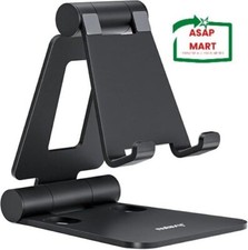 Nulaxy Dual Folding Cell Phone Stand, Fully Adjustable Foldable Desktop Phone