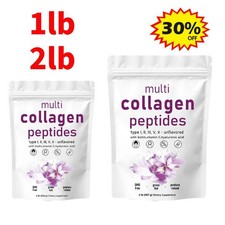 Multi Collagen Peptides Powder Hydrolyzed Protein-Peptides (Type I,II,III,V,X)