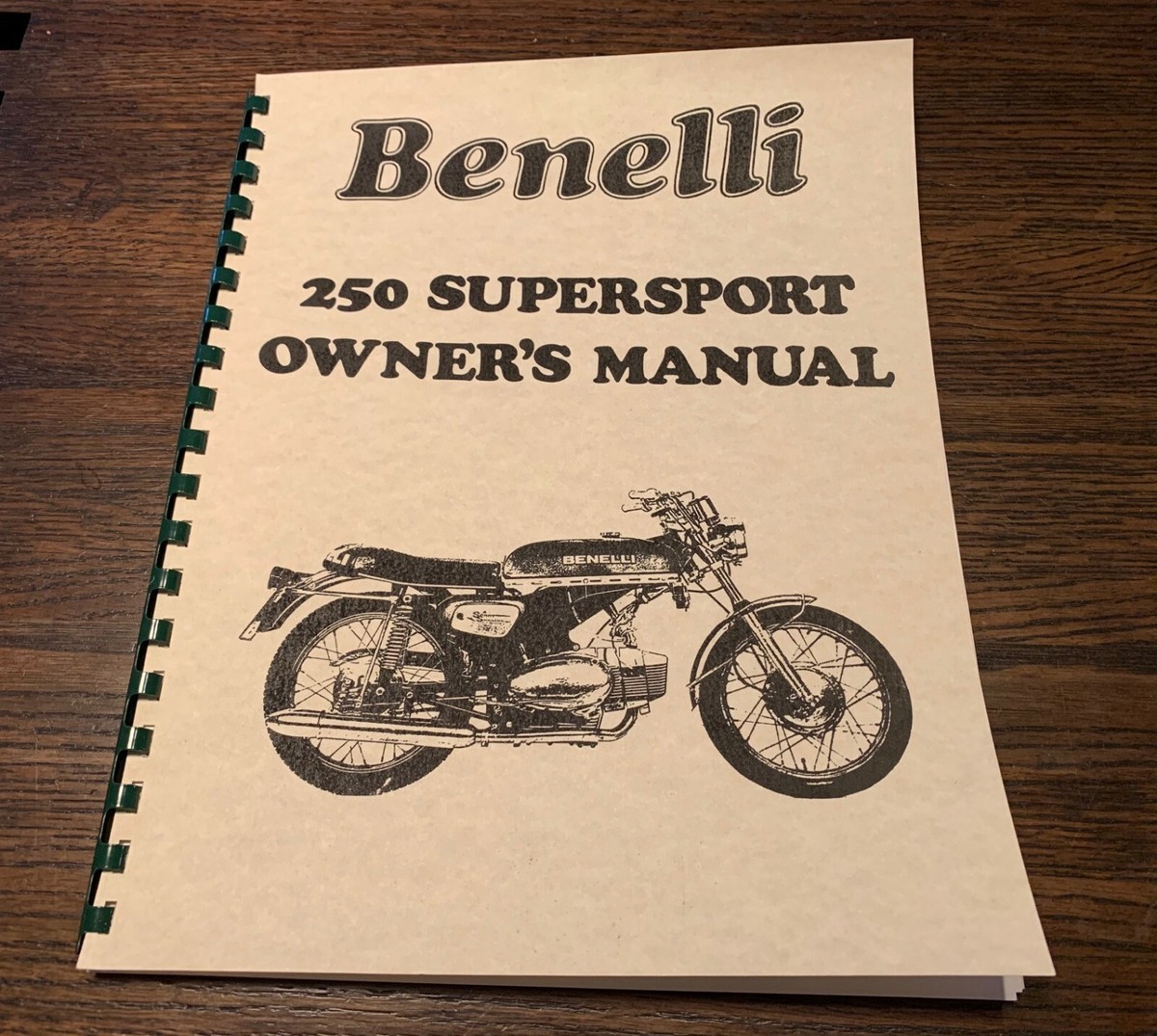 BENELLI / MOTOBI 250cc SS SUPERSPORT OWNERS MANUAL | eBay