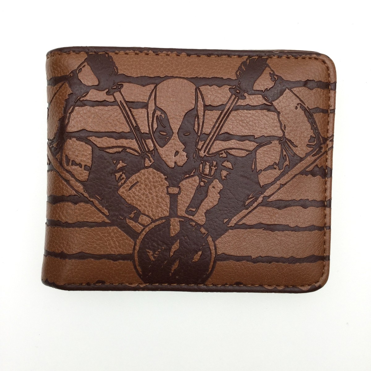 Deadpool & Wolverine BFF Embossed Wallets Card holder Zipper Coin