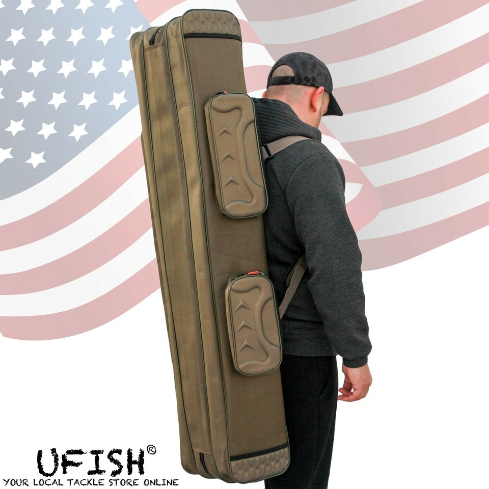 Fishing Rod Travel Case UFISH Portable Fishing Rod Carrier Bag - Nylon Travel Case For 2-5 Rods (80-120cm) Fishing Rod Travel Case UFISH Portable Fishing Rod Carrier Bag - Nylon Travel Case For 2-5 Rods (80-120cm)
