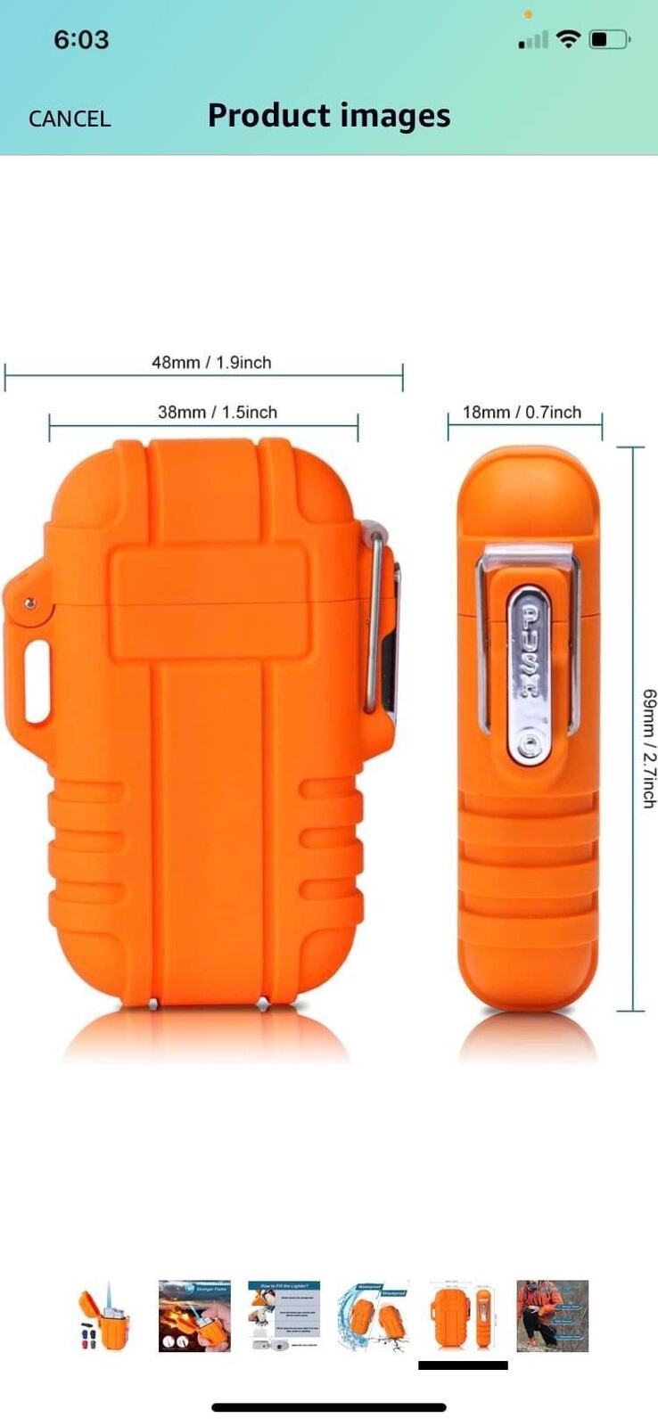 Butane Torch Lighter Waterproof Windproof lighter for camping