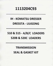 1113204c93  Kit .- 510 A/b/c  - 515 A/b/c & 520 B/c Wheel Loaders (1113204c91) 