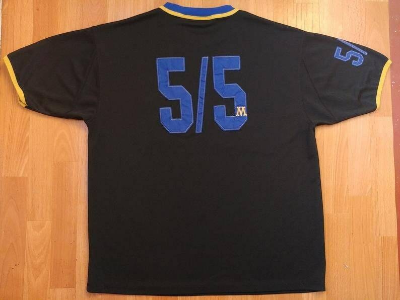 MECCA jersey, vintage t-shirt, hip hop shirt 90s hip-hop clothing, mens size L MECCA jersey, vintage t-shirt, hip hop shirt 90s hip-hop clothing, mens size L