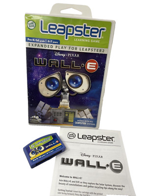 Disney PIXAR Wall-E LeapFrog Leapster Learning Game Leapster 2008 Pre K-1st