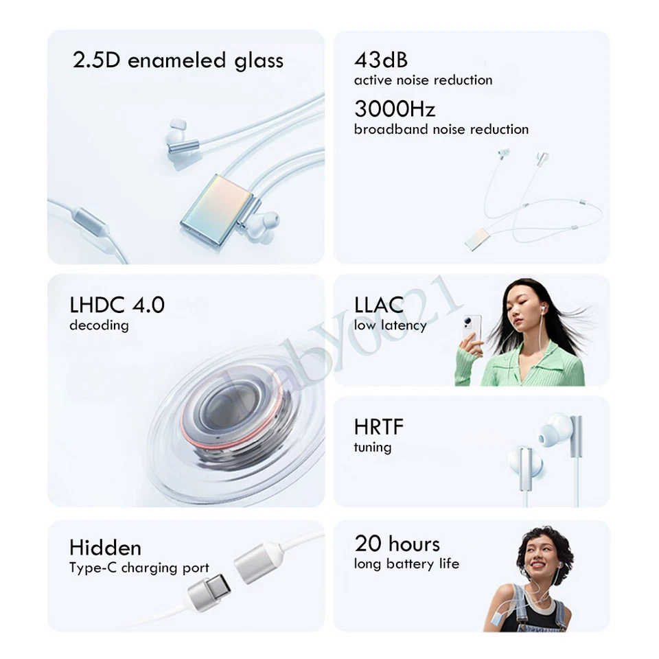 Xiaomi Collar Bluetooth Auriculares Intrauditivos Inalámbricos Banda para el Cuello Auricular-Caja Abierta Foto 2 de 4