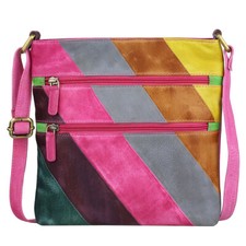 Greenburry Candy Shop Leder Umhängetasche Schultertasche Crossbag 869-77