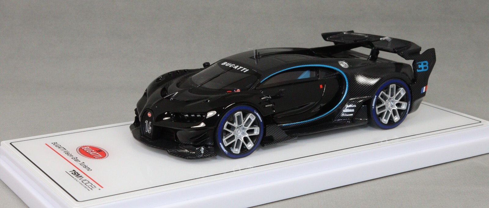 Truescale Bugatti Vision Grand Turismo in Black TSM430592 1/43