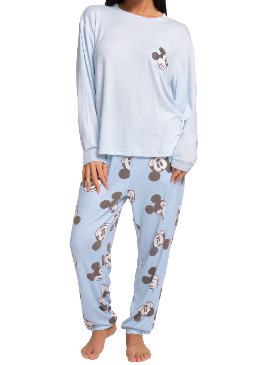 Disney Womens Pyjamas Mickey Mouse Womens PJs Womens Pyjama Set