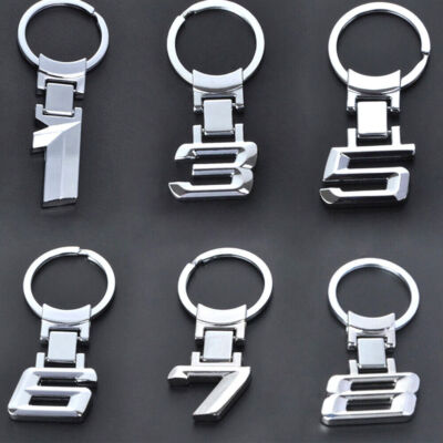Metal Keychain Car Logo Key Chain Key Ring Keyring For BMW X  Series