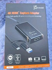 j5Create JVA11 4K HDMI Video Capture Adapter for Windows/macOs/ChromeOS /Android