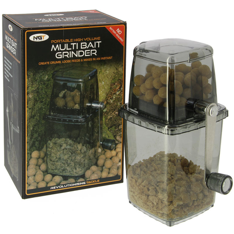 NGT Bait Grinder Crusher Carp Fishing Boilie System Pellet with Handle