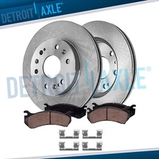 12.99'' Front Disc Brake Rotors Ceramic Pads for Express Silverado Sierra 1500