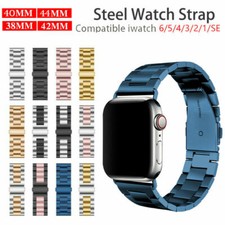 Metal Strap For Apple Watch Series 6 5 4 3 2 38 44mm Stainless Steel iWatch Band