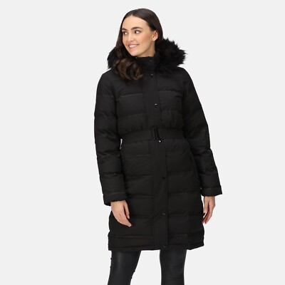 Regatta Black Quilted Ladies Jacket Regatta Womens Daleyza Quilted