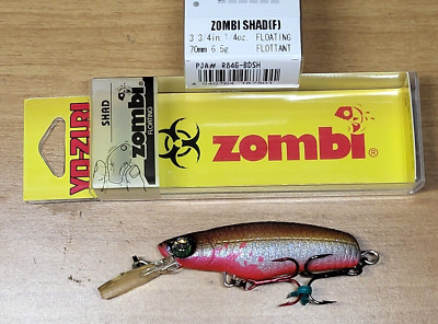 YO ZURI ZOMBIES MINNOW 70mm 6.5gr FLOATIN CODE R846-BDSH SEA BASS GREENHOUSE BASS