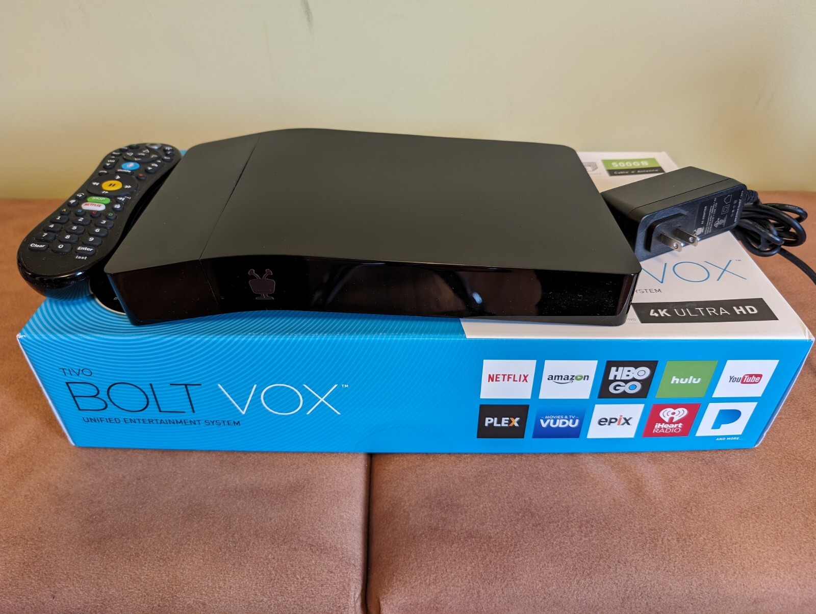TiVo BOLT VOX Series 6 4K OTA or Cable DVR 500GB w/ Lifetime