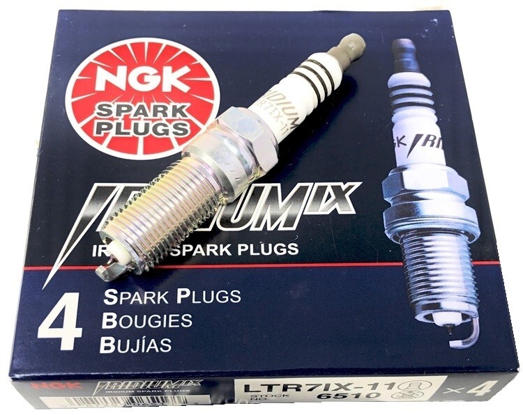 Genuine NGK 6510 LTR7IX-11 Iridium IX Spark Plugs Set of 4 LTR7IX11 CTS XTS CT6