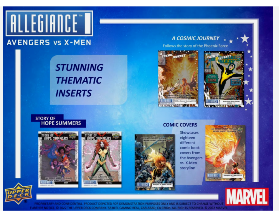 2023 Upper Deck Marvel's Allegiance: Avengers vs X-Men Hobby Box Factory Sealed - Picture 3 of 6