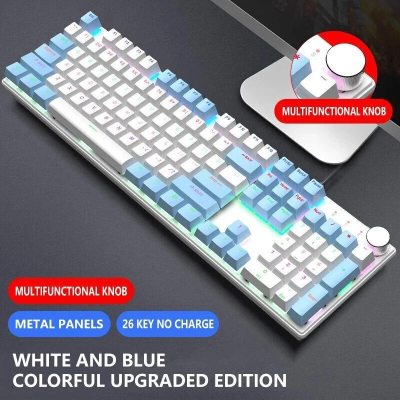 Mechanical Keyboard for Esports Gaming Laptop Office Typing Wired Design